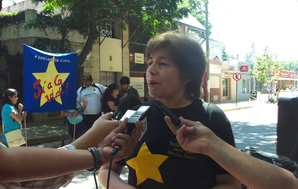 Graciela Cabral fundadora y presidenta de la Asociación “Sí a la vida”