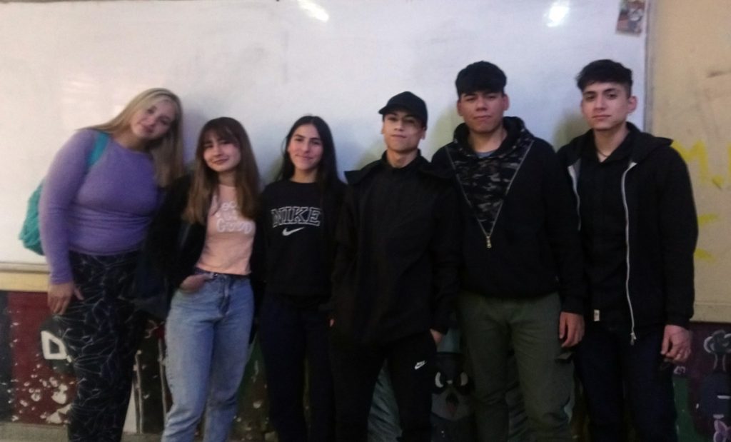 Estudiantes del Colegio Benito Juárez
